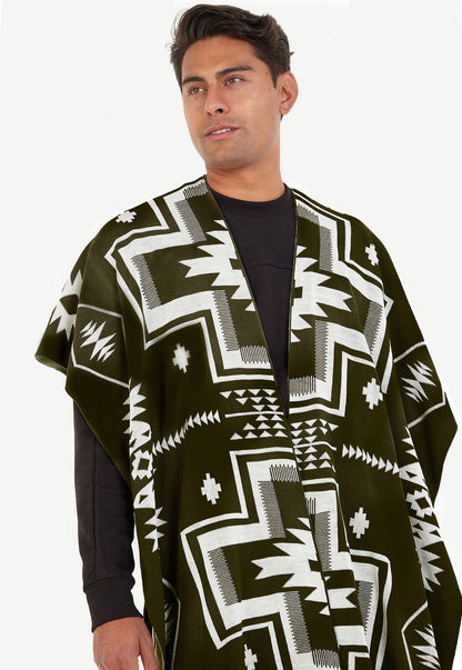 Ruana Cruces  Doble Faz para Hombre - Giive