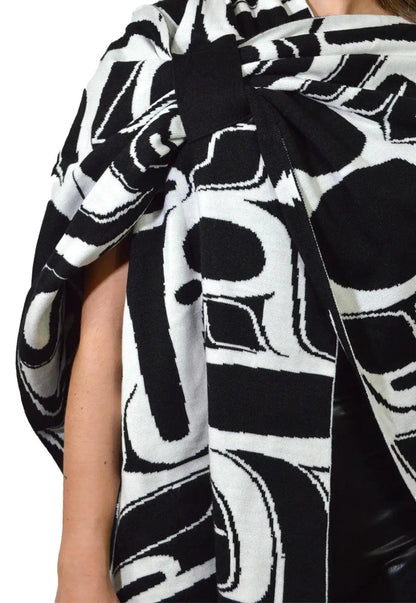 Ruana Enigma Doble Faz Jacquard
