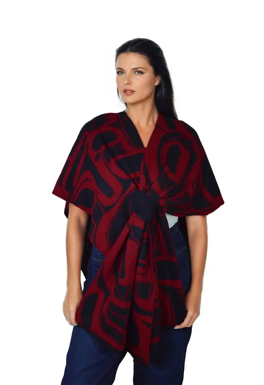 Ruana Enigma Doble Faz Jacquard
