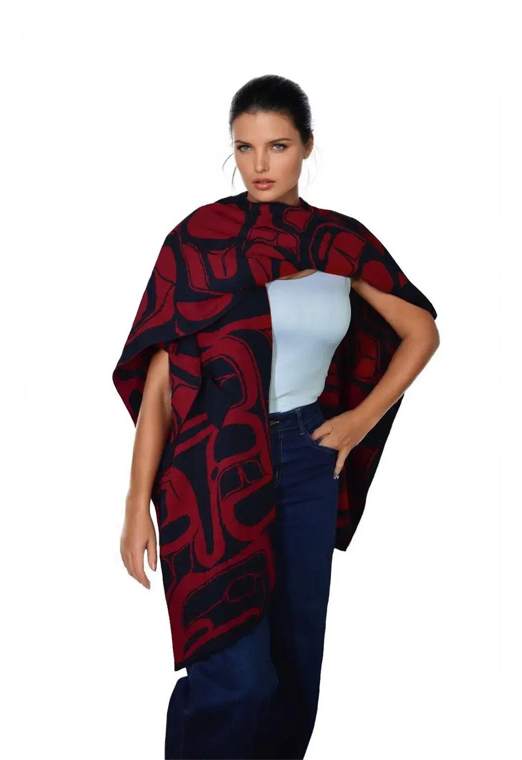 Ruana Enigma Doble Faz Jacquard