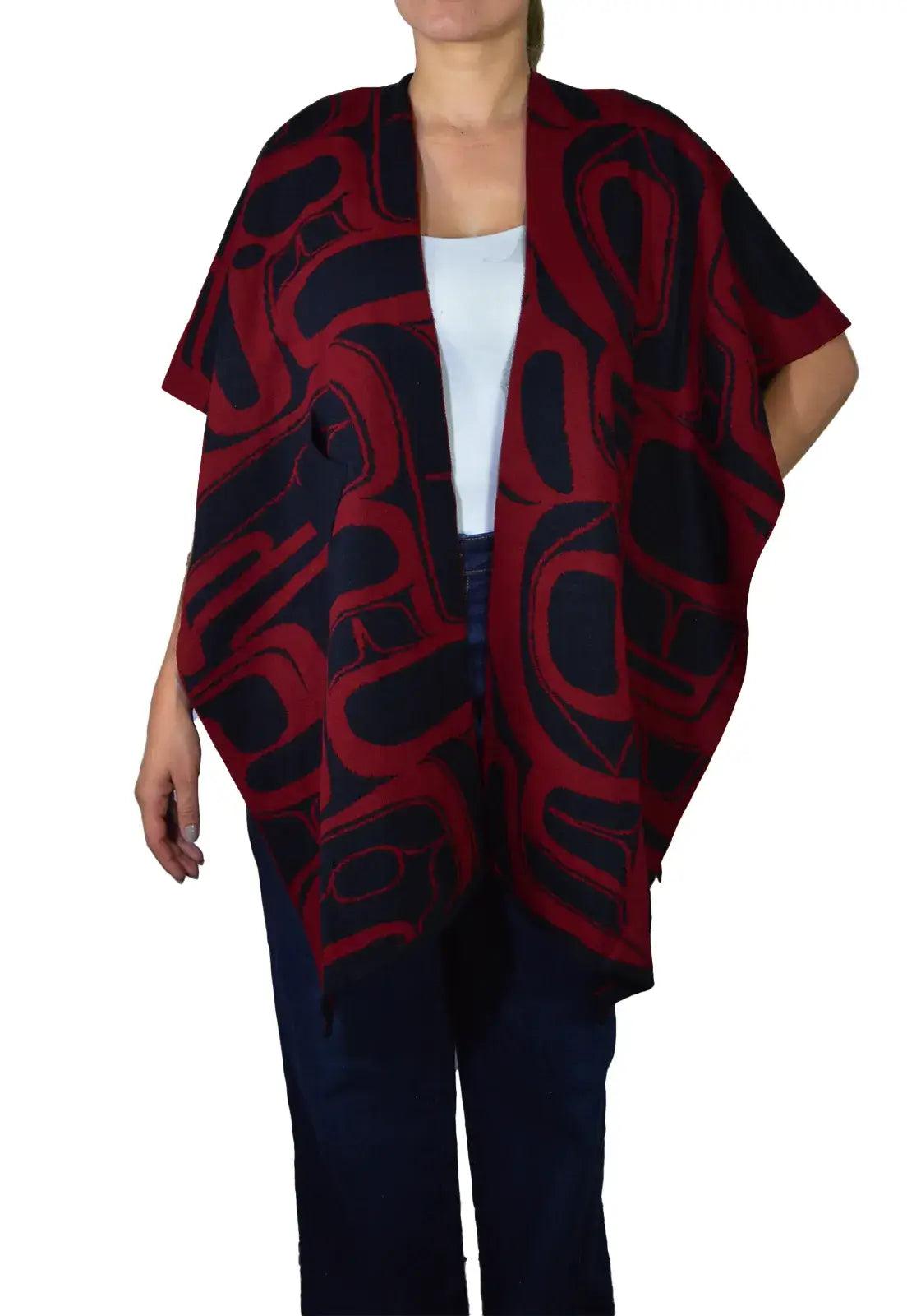 Ruana Enigma Doble Faz Jacquard