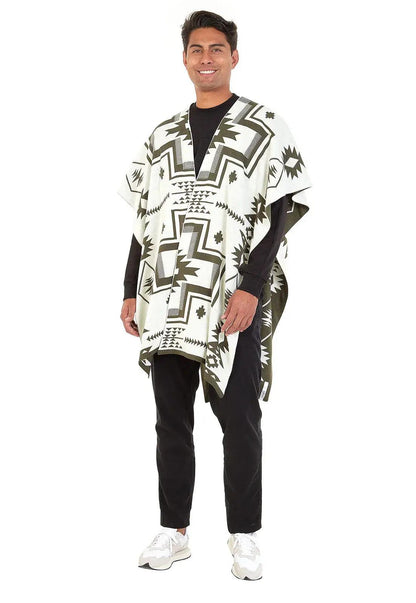 Ruana Cruces  Doble Faz para Hombre - Giive