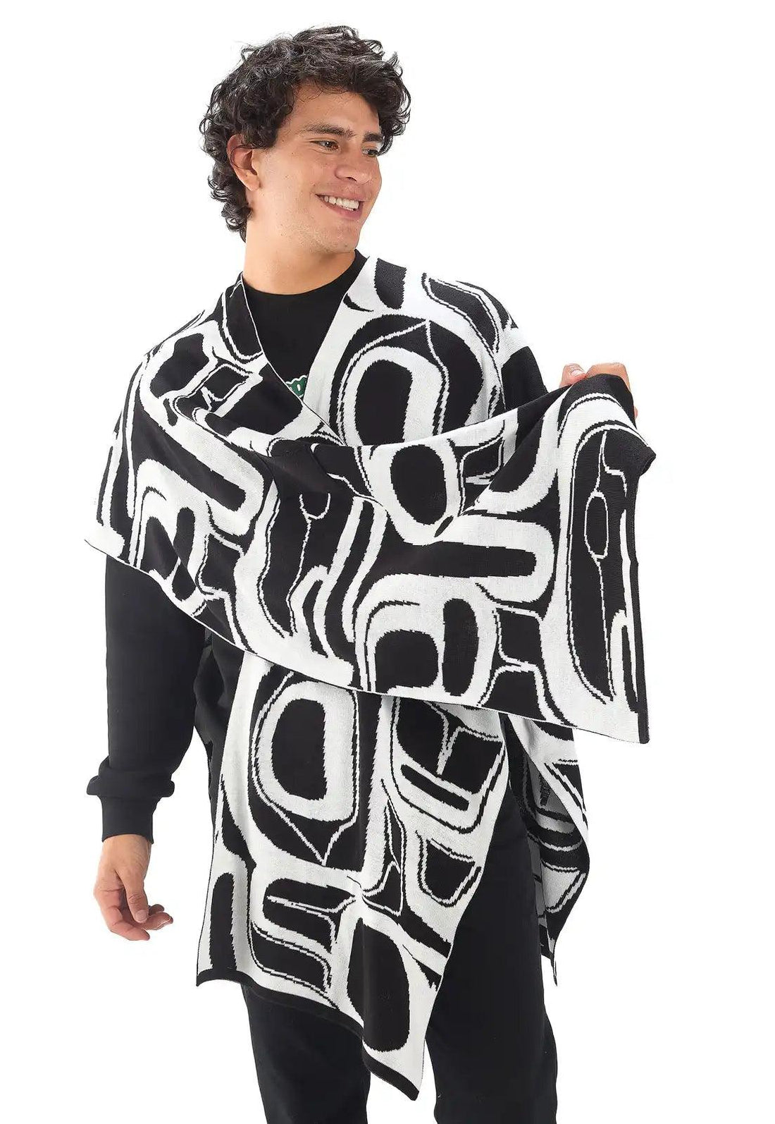 Ruana Enigma Doble Faz Jacquard - Giive