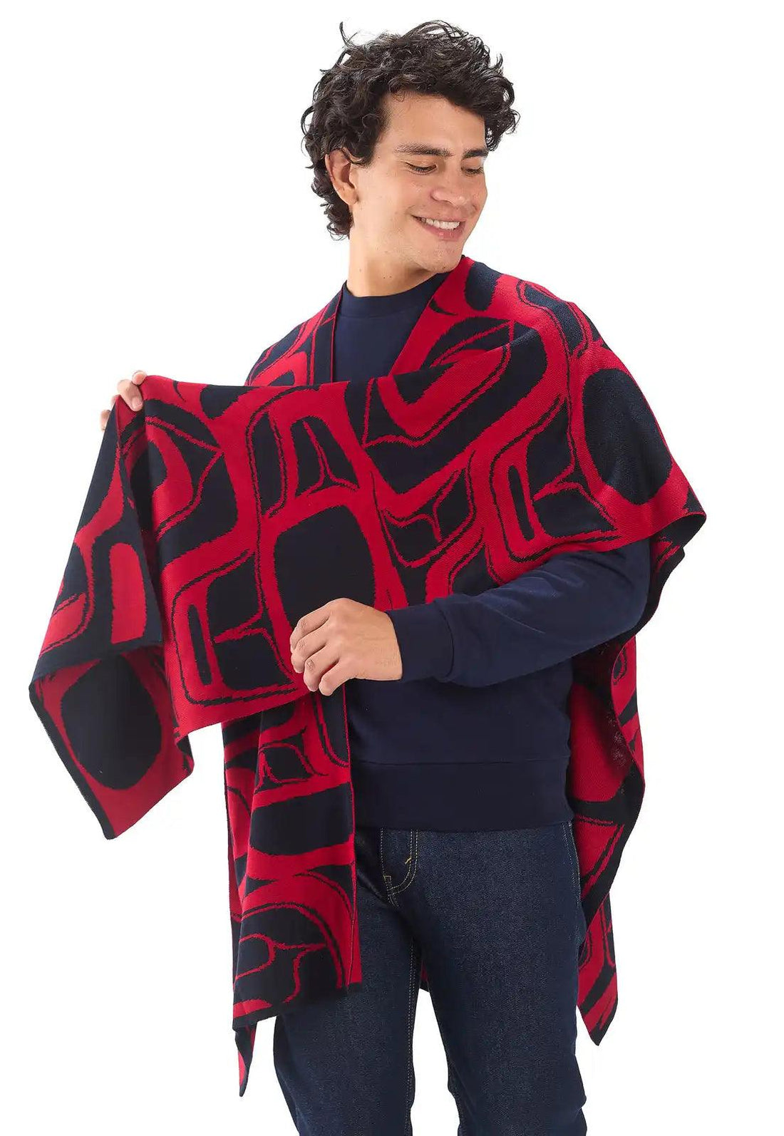 Ruana Enigma Doble Faz Jacquard - Giive