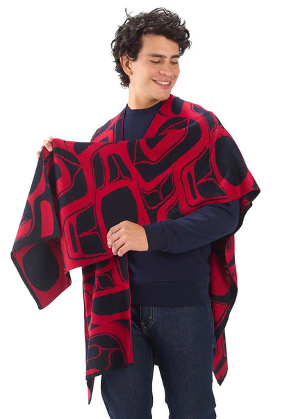 Ruana Enigma Doble Faz Jacquard