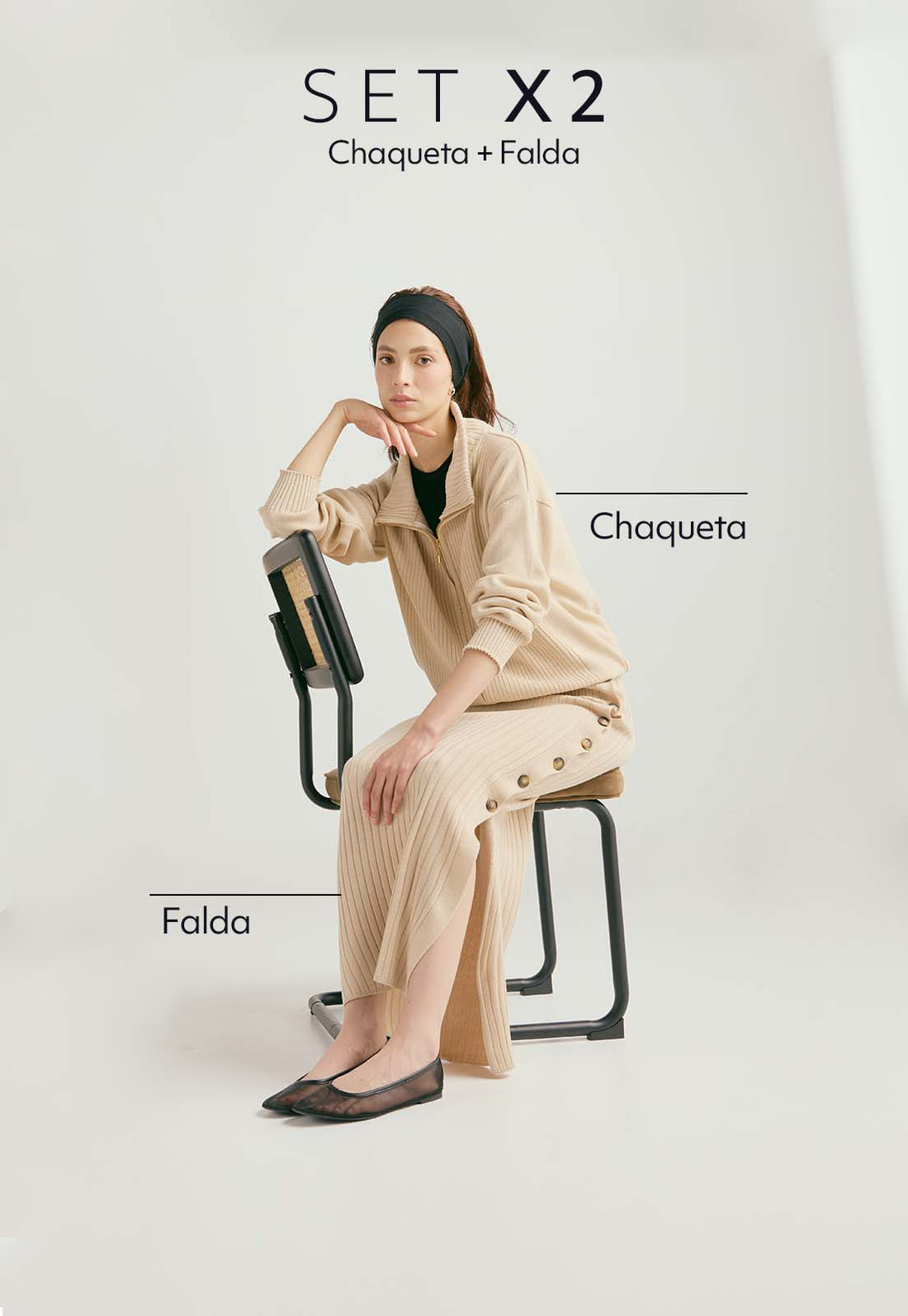 Set Chaqueta Ashley / Falda Caroline - Giive