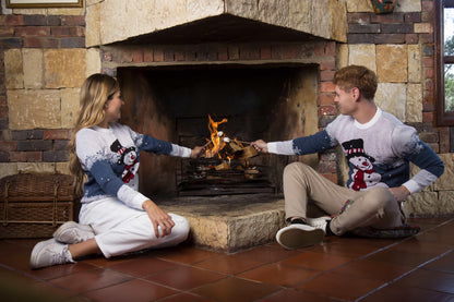 Saco navidad muñeco de nieve - Azul - Mujer - Giive