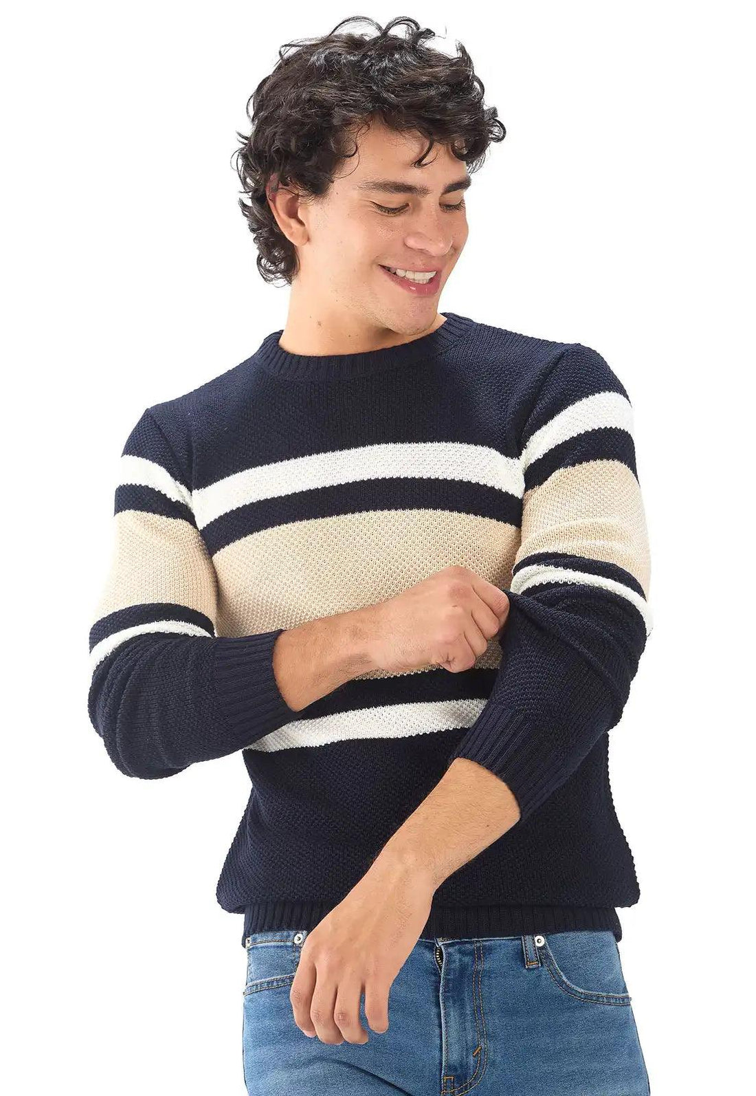 Saco 3 rayas tejido ladrillo - Giive