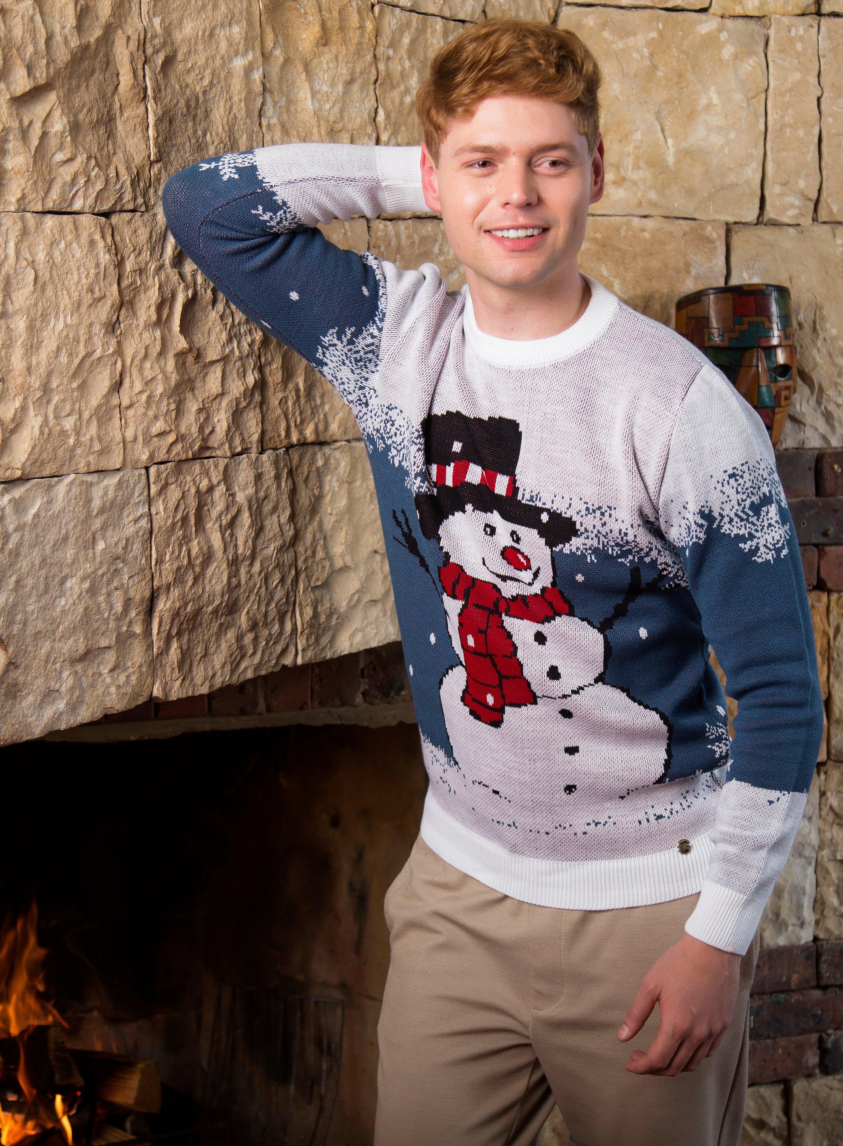 Saco navidad muñeco de nieve - Azul - Hombre - Giive