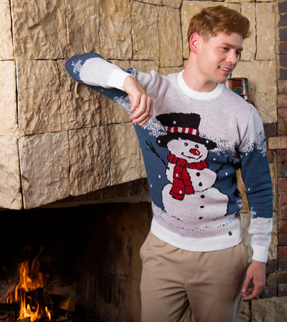 Saco navidad muñeco de nieve - Azul - Hombre - Giive