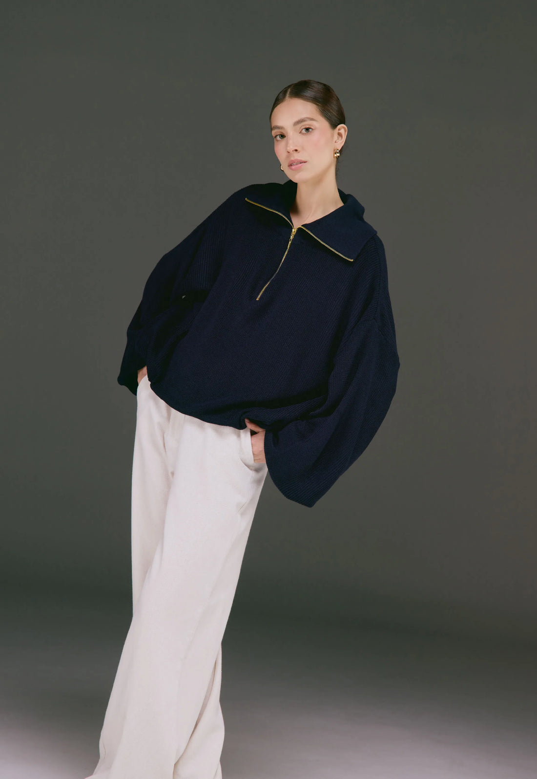 Camisero Punto Inglés Manga Bombacha - Giive