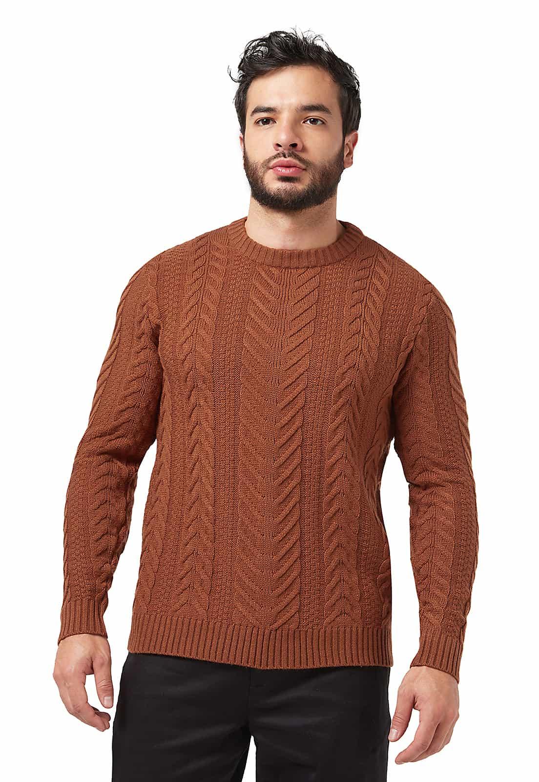 Saco trenzas y aranés cuello redondo - Prendas de vestir - Giive Giive