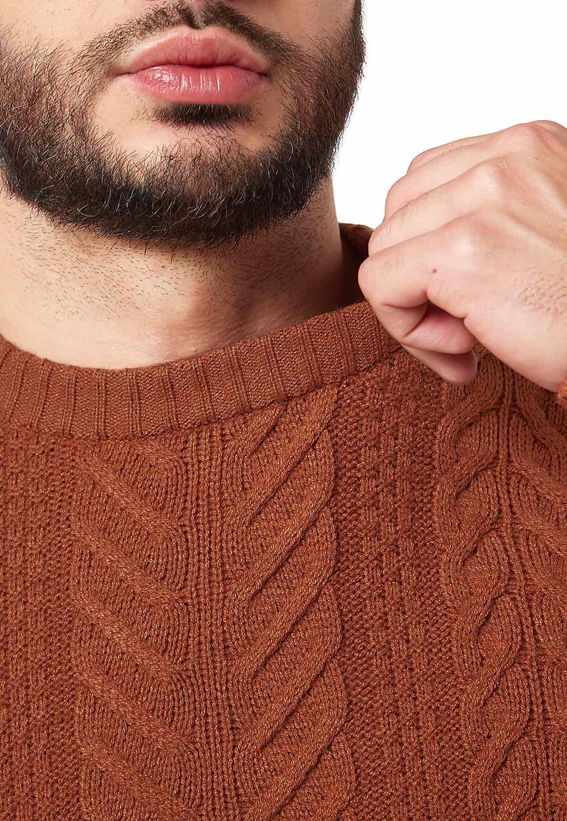 Saco trenzas y aranés cuello redondo - Prendas de vestir - Giive Giive