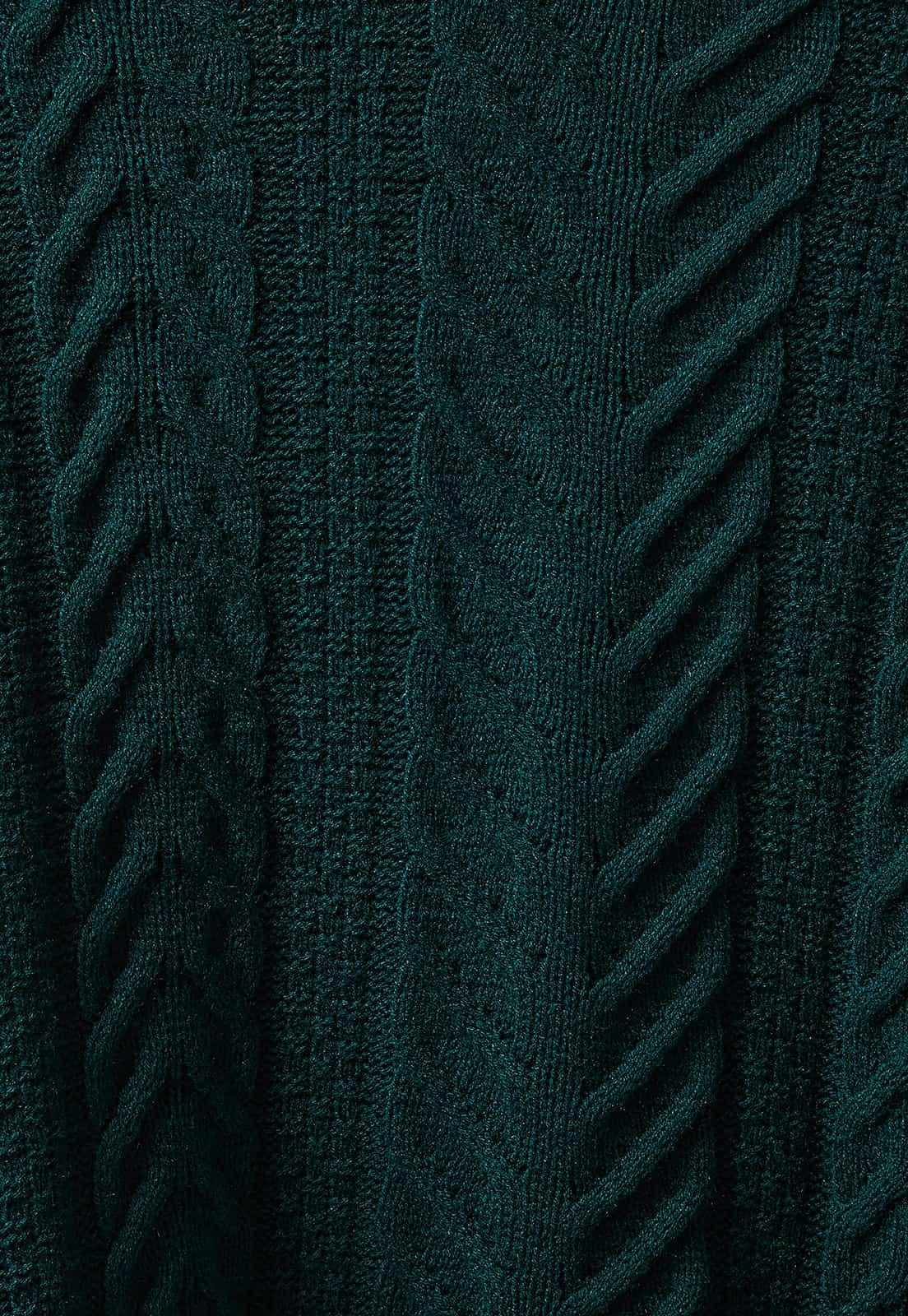 Saco trenzas y aranés cuello redondo - Prendas de vestir - Giive Giive