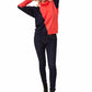 Saco intarsia diagonal cuello tortuga - Giive Giive