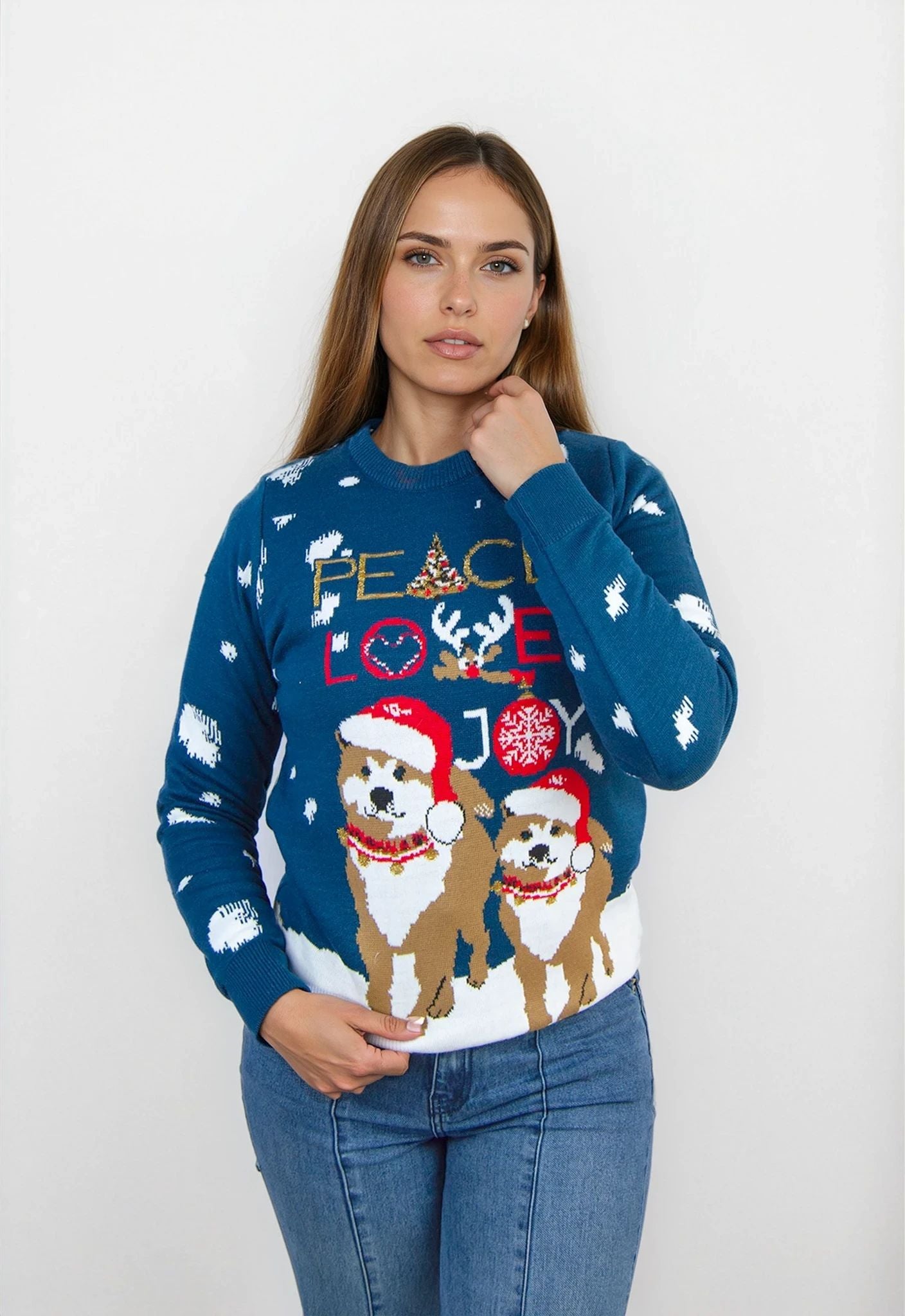 Saco navidad Peace Love - Mujer