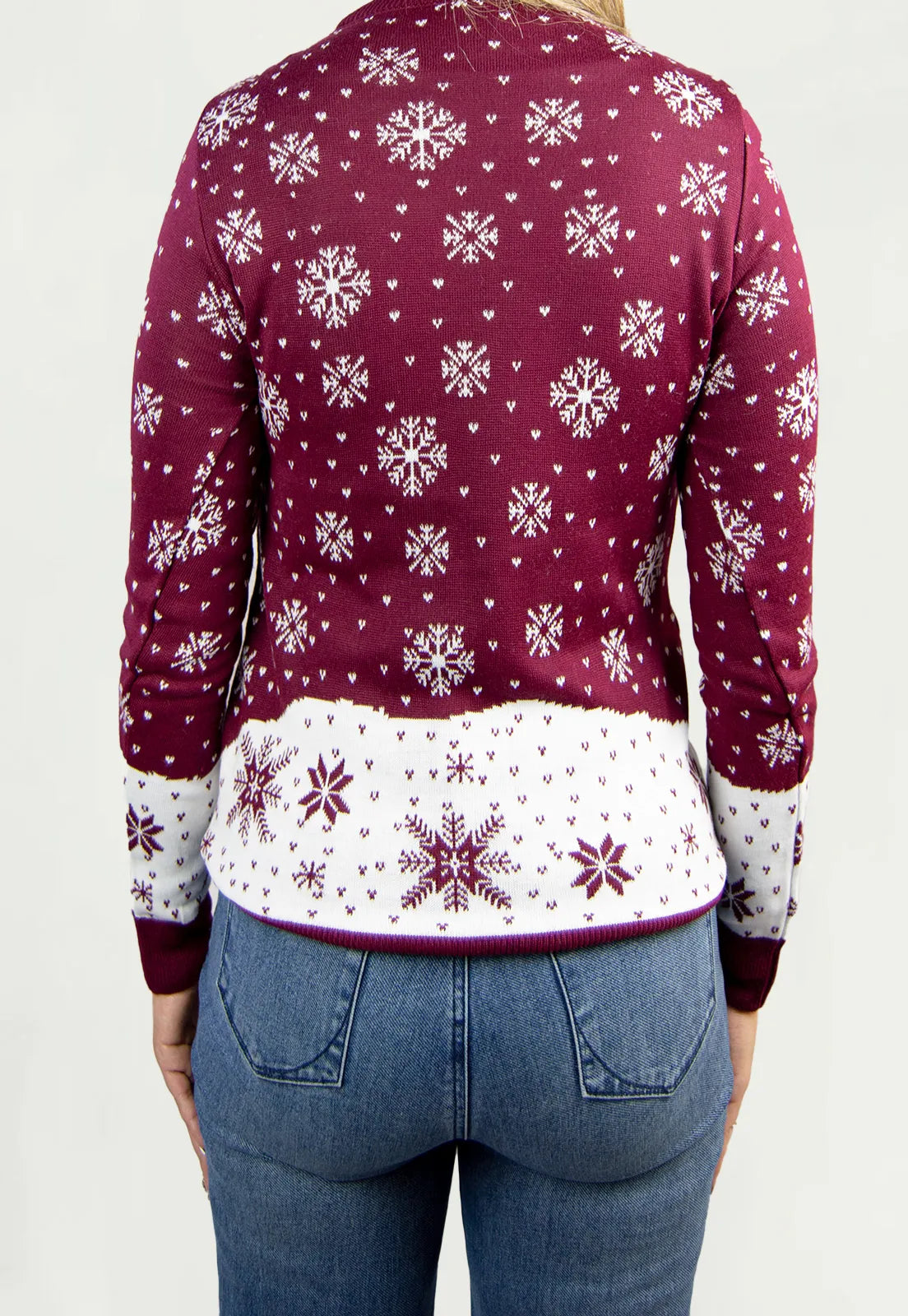 Saco navidad Reno Burdeos - Mujer