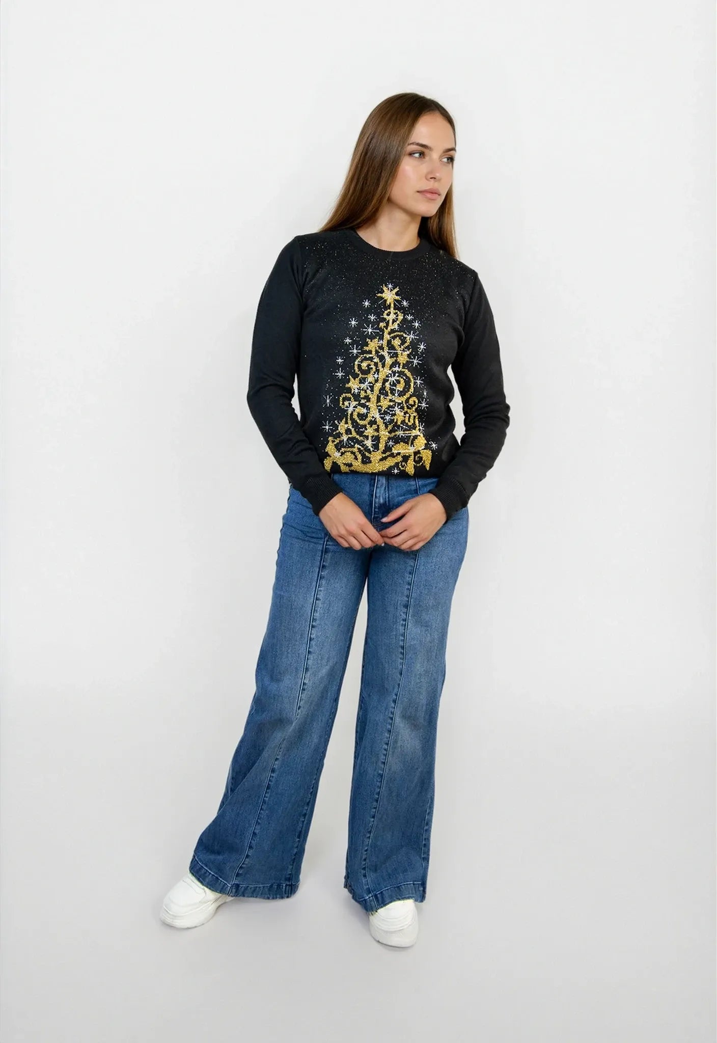 Saco navidad Arbol Dorado - Mujer