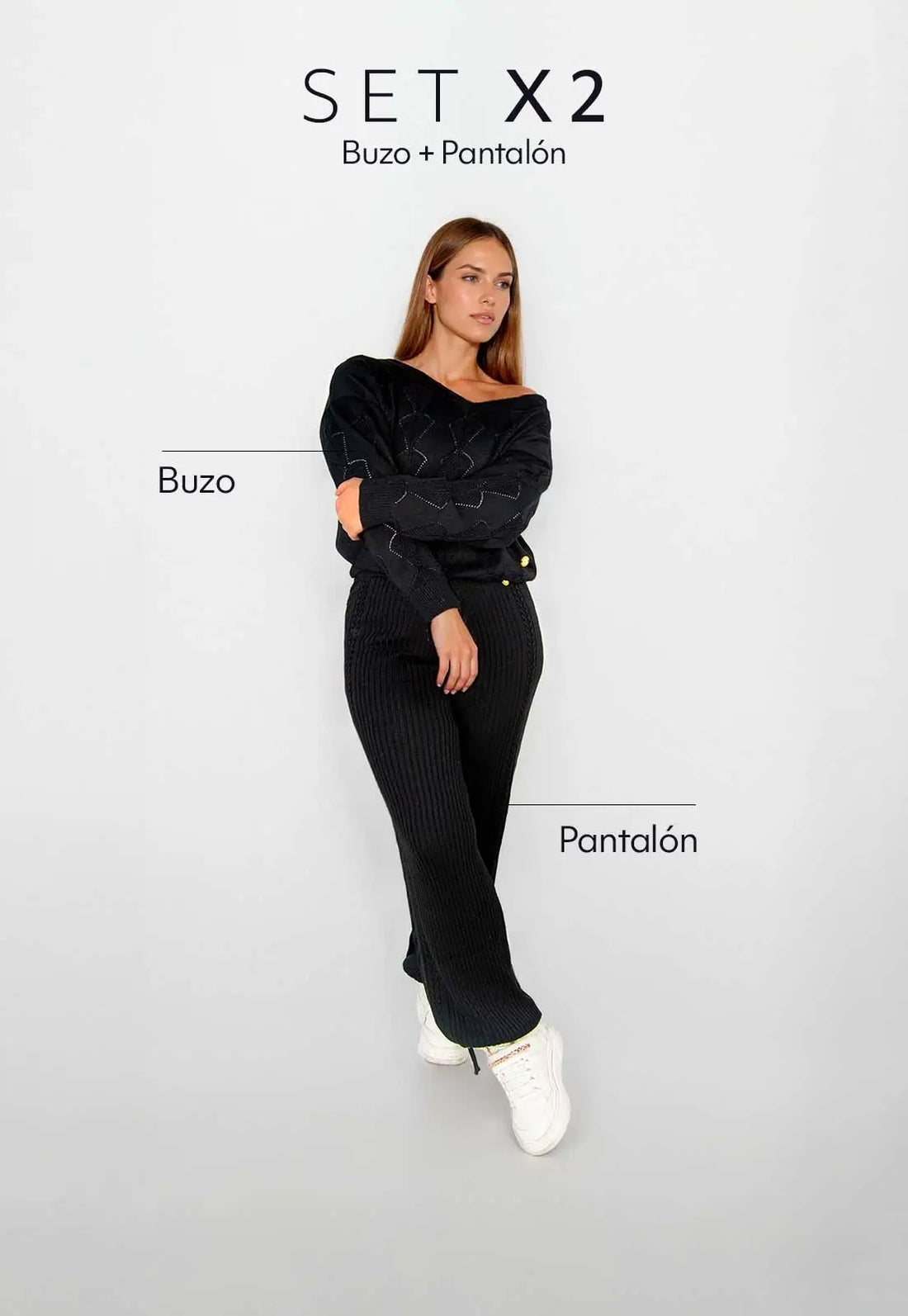 Set Buzo Hojas / Pantalón Amará - Giive