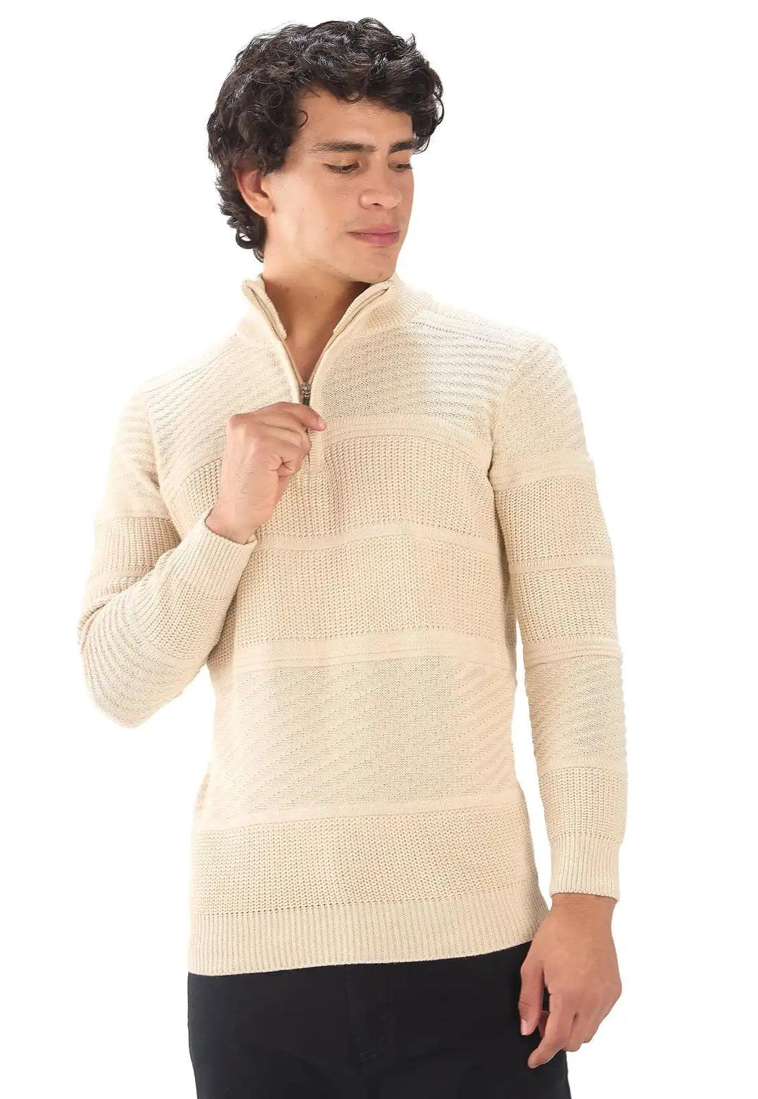 Suéter Cuello Alto Labrado - Giive