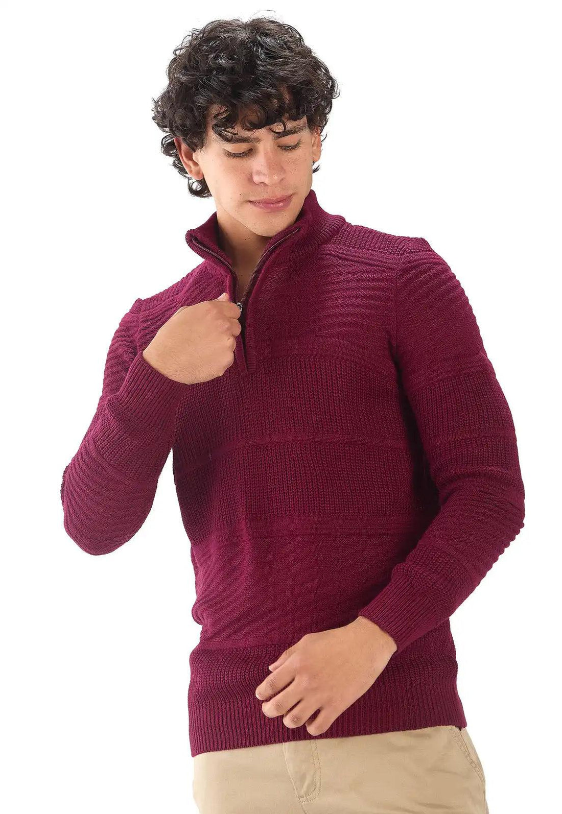 Suéter Cuello Alto Labrado - Giive