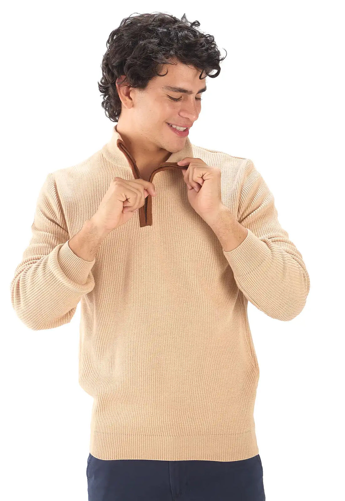 Suéter Cuello Alto Punto Inglés - Giive