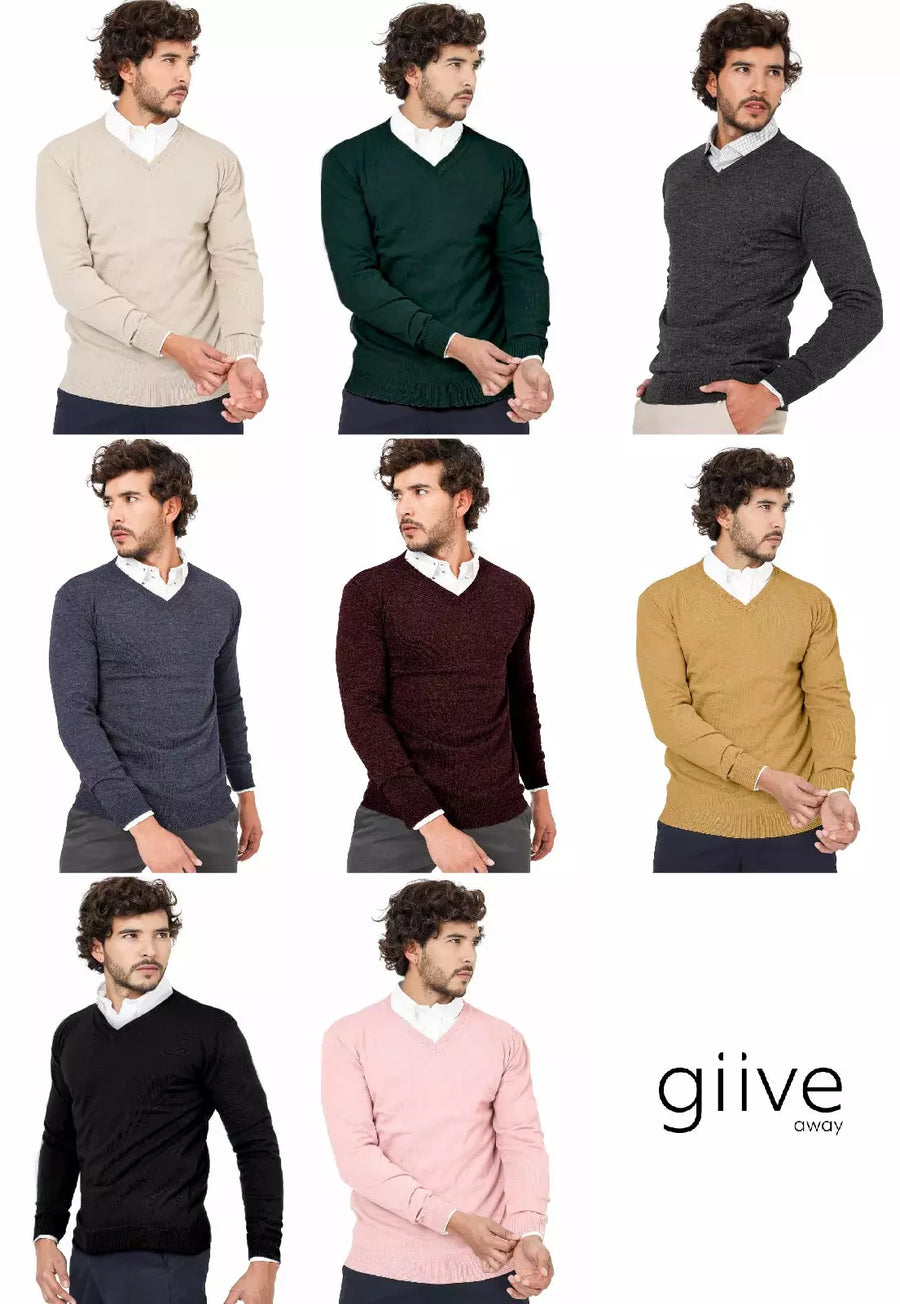 Pack x2 Buzo Cuello V - Main Image