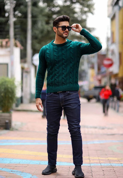 Buzo Trenzado Cuello Redondo - Giive