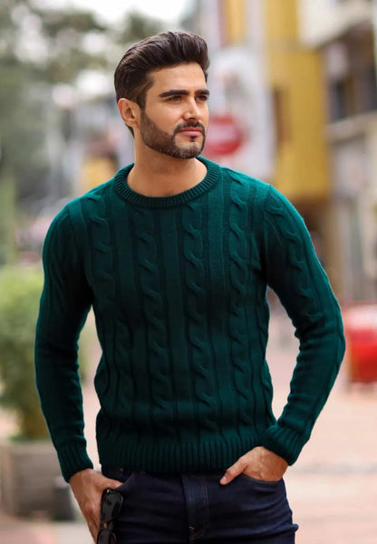 Buzo Trenzado Cuello Redondo - Giive