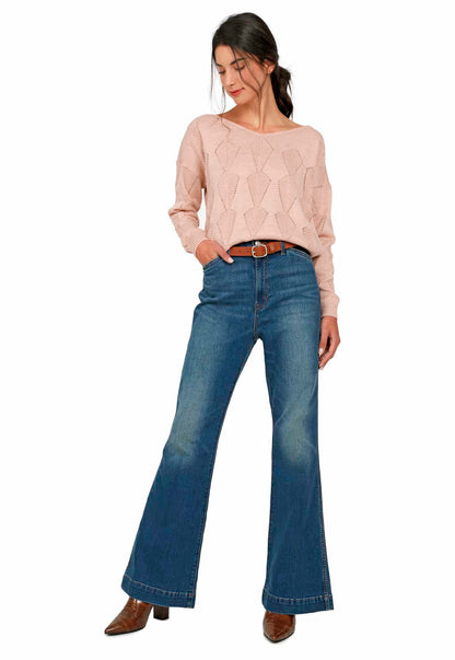 Buzo Calado Hojas Cuello V - Giive