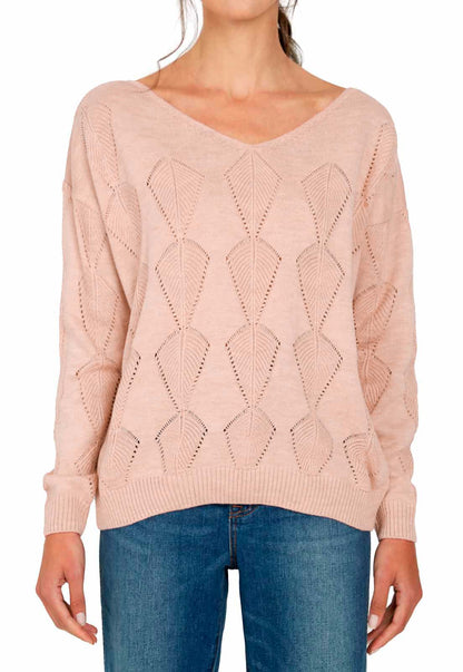 Buzo Calado Hojas Cuello V - Giive