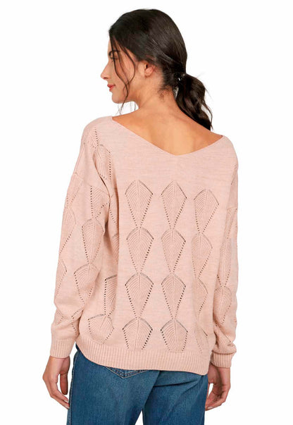 Buzo Calado Hojas Cuello V - Giive