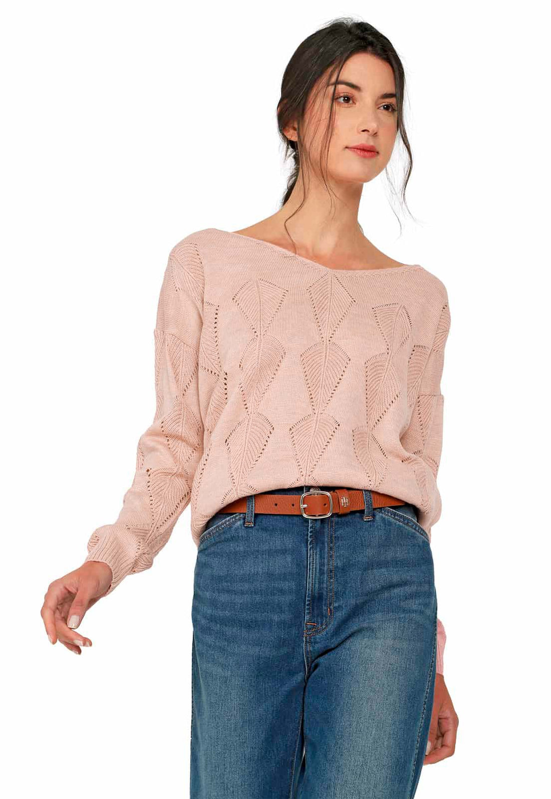 Buzo Calado Hojas Cuello V - Giive