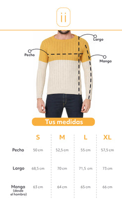 Buzo Trenza 2 Rayas - Giive