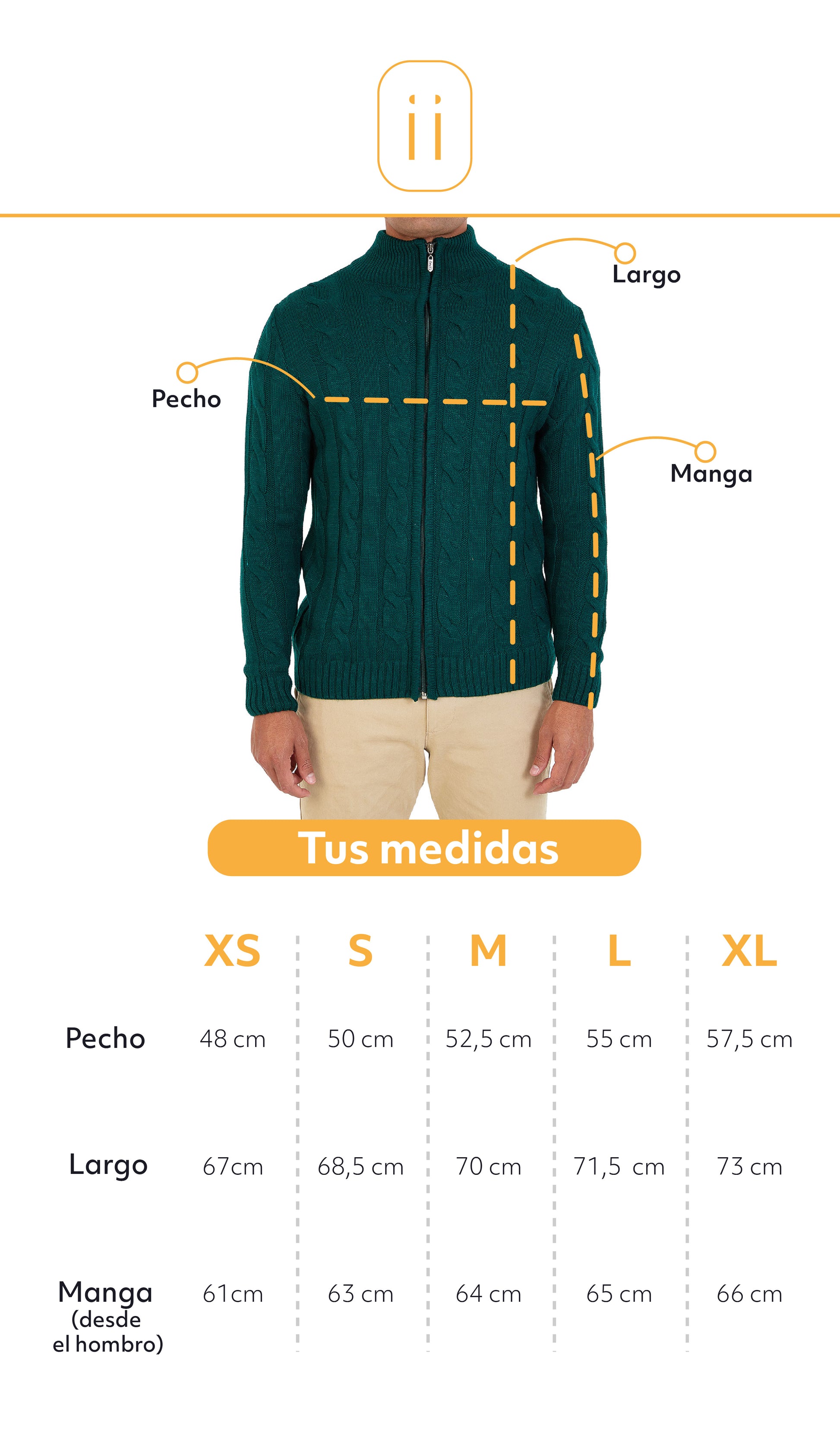Chaqueta Trenzada - Giive