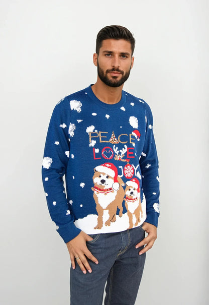 Saco navidad Peace Love - Hombre