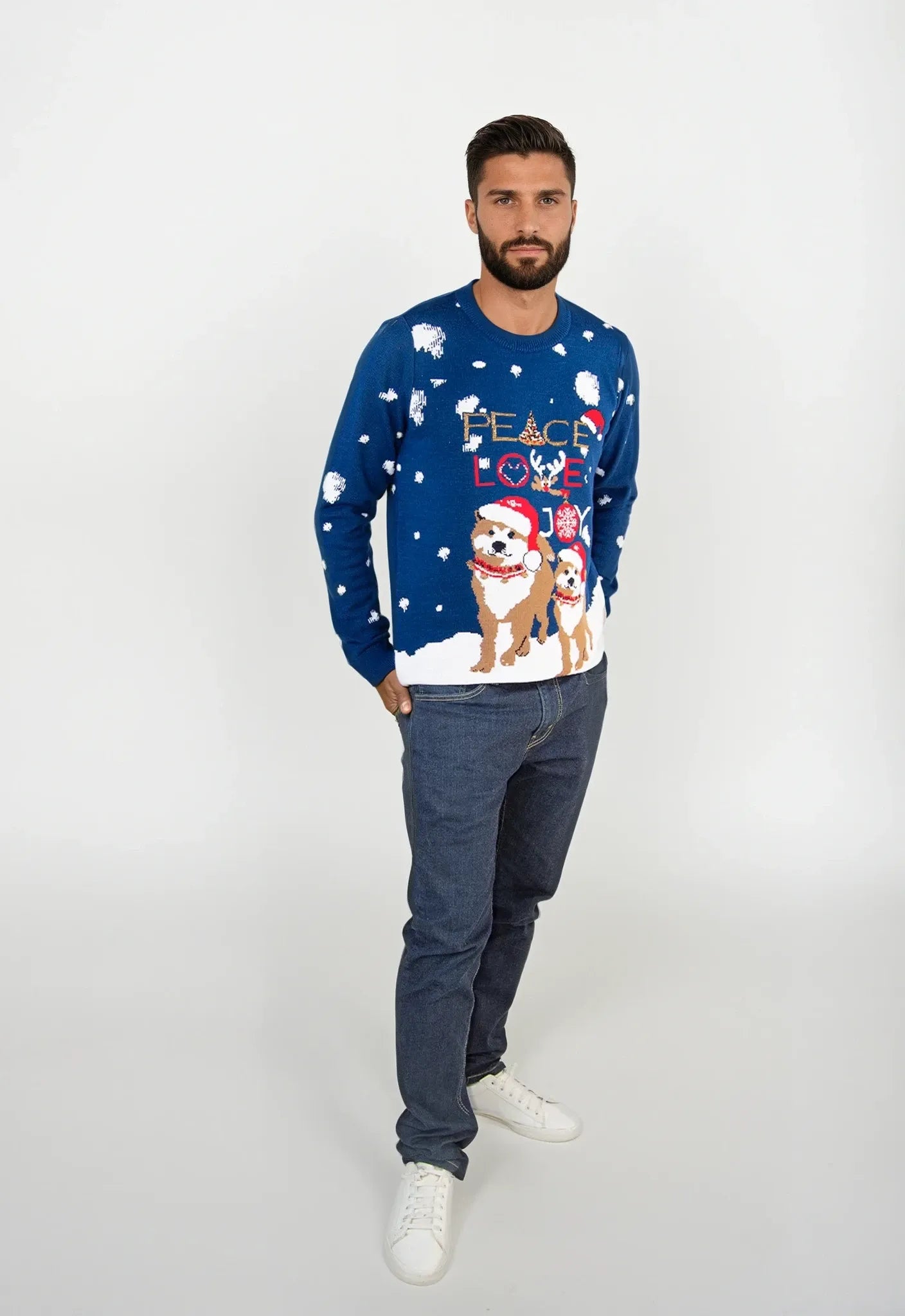 Saco navidad Peace Love - Hombre