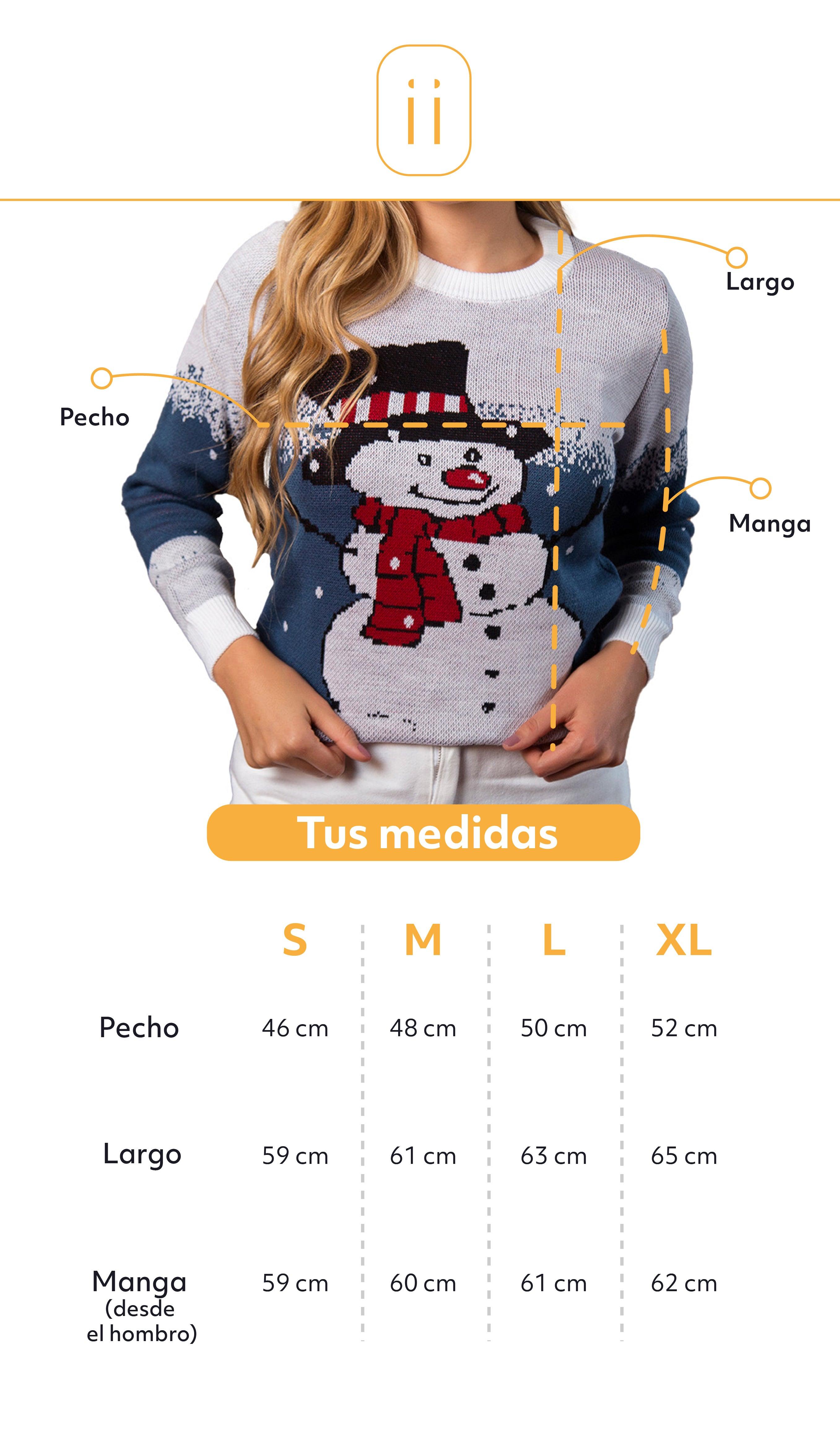 Saco navidad muñeco de nieve - Azul - Mujer - Giive