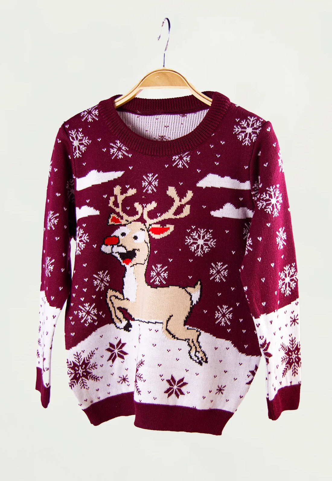 Saco navidad Reno Burdeos - Niños