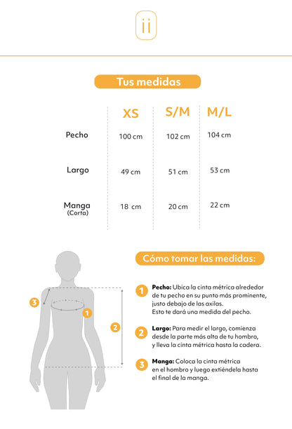 Tabla de tallas 