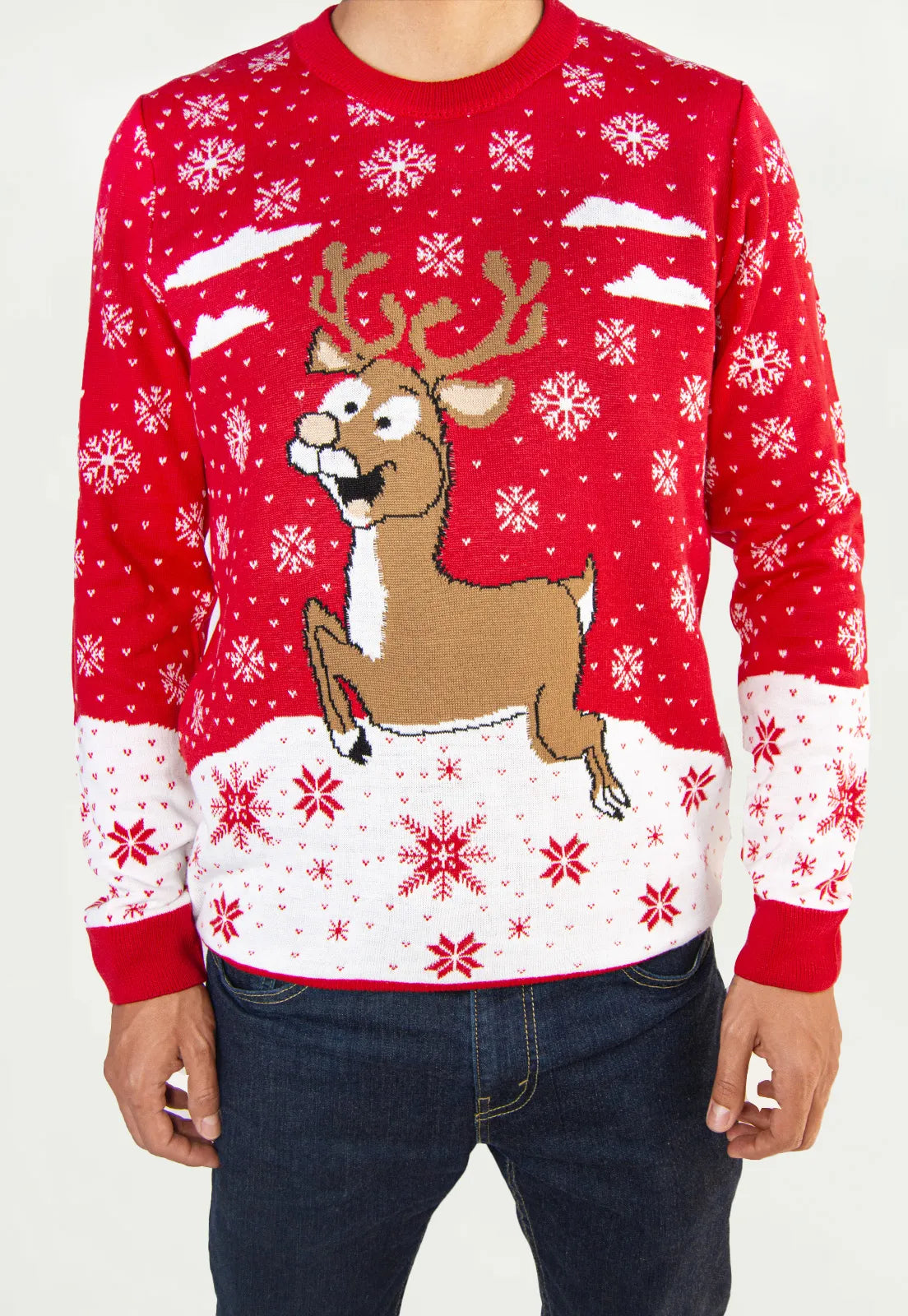 Saco navidad Reno Rojo - Hombre