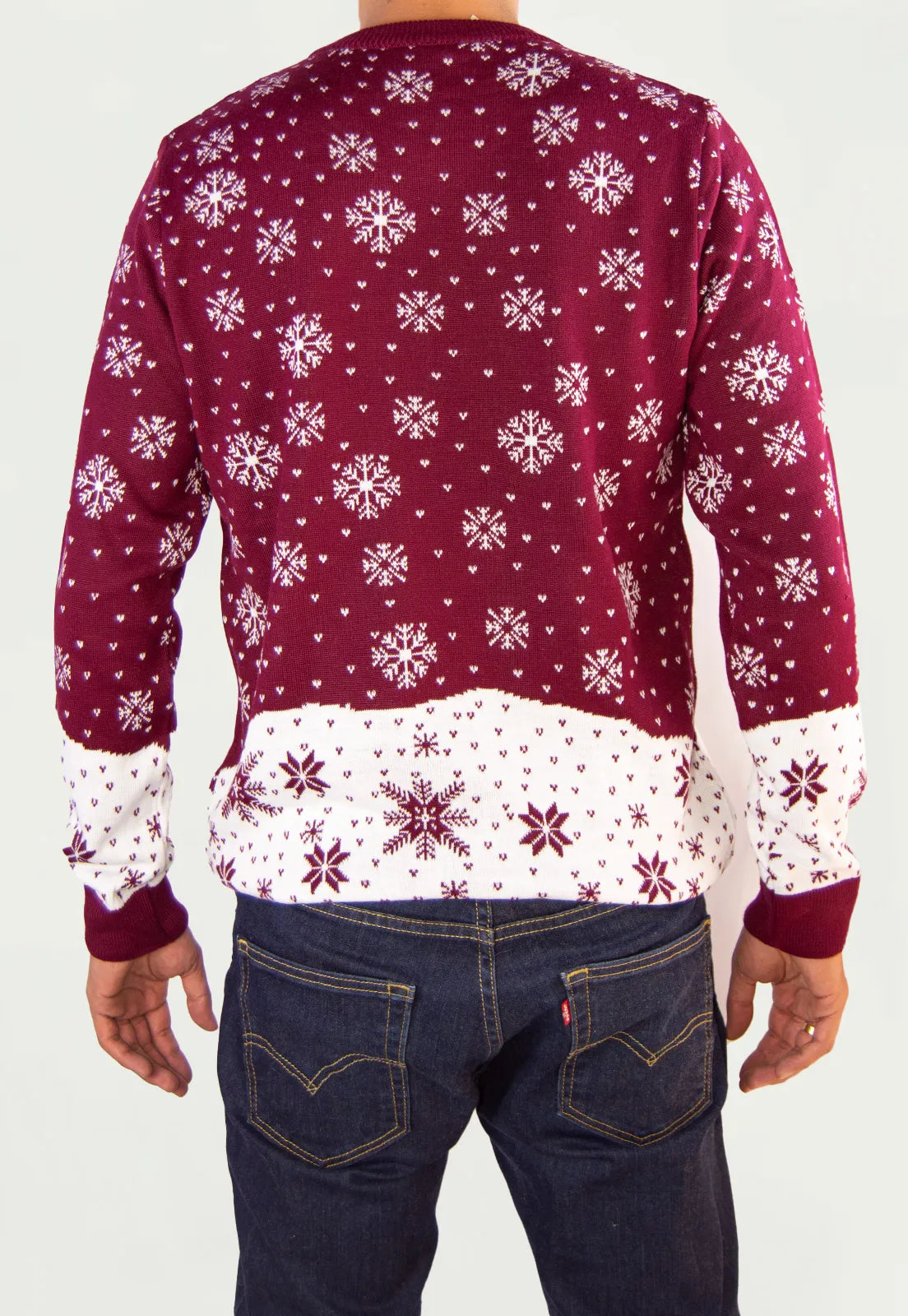 Saco navidad Reno Burdeos - Hombre