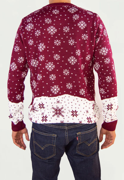 Saco navidad Reno Burdeos - Hombre