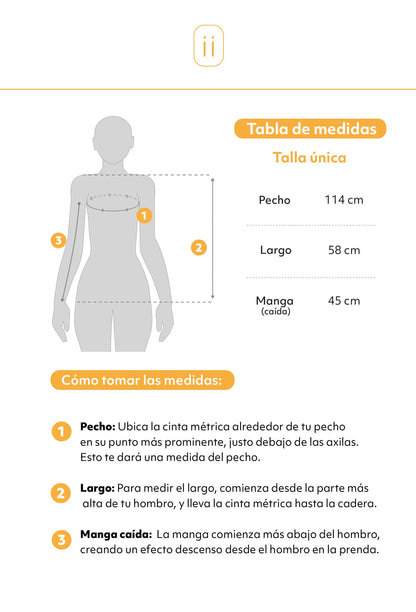 Buzo Calado Hojas Cuello V - Giive