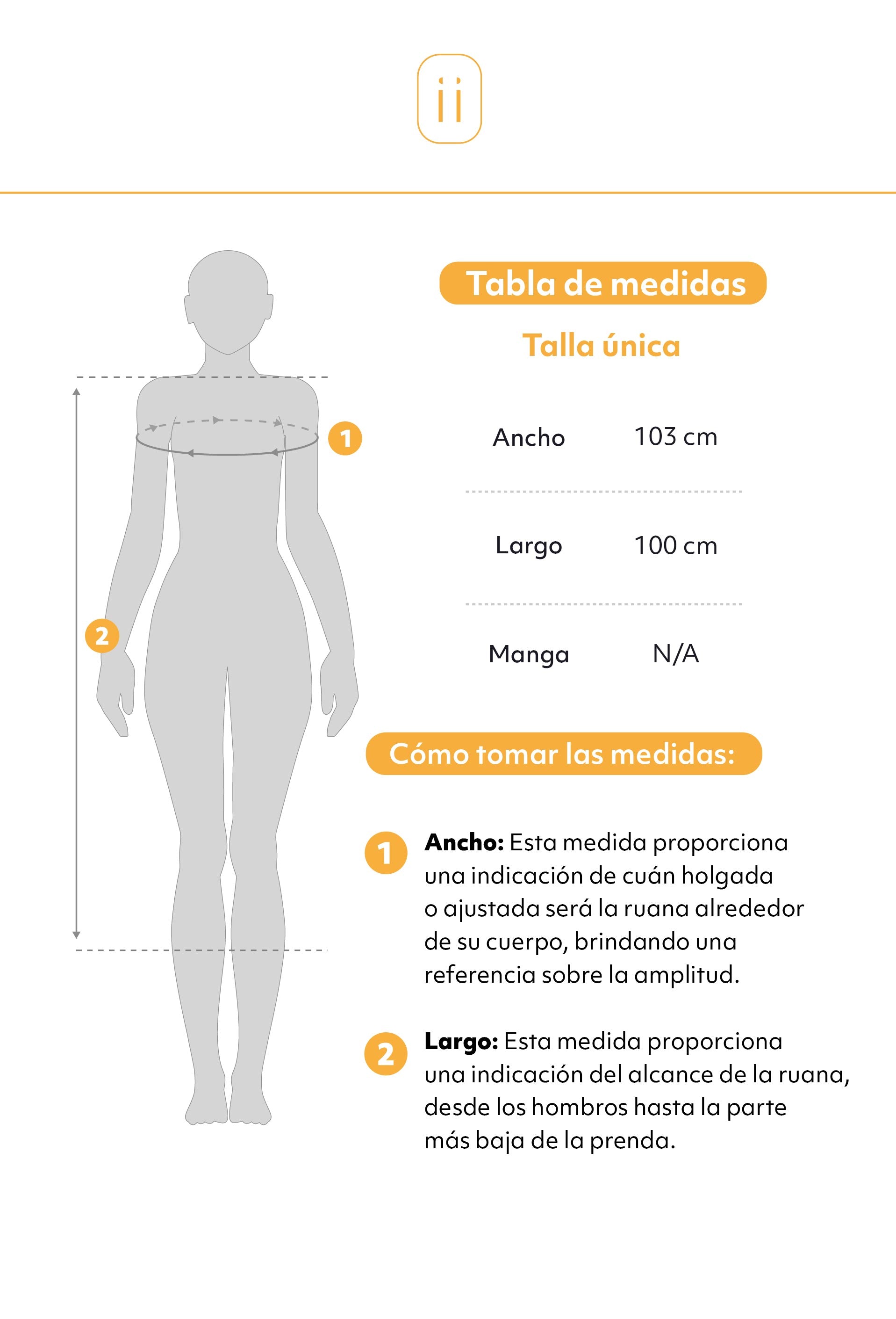 Pack x2 - Ruana Larga Étnica Doble Faz