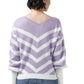 Buzo Jacquard Rayas Diagonales Cuello V - Giive Giive