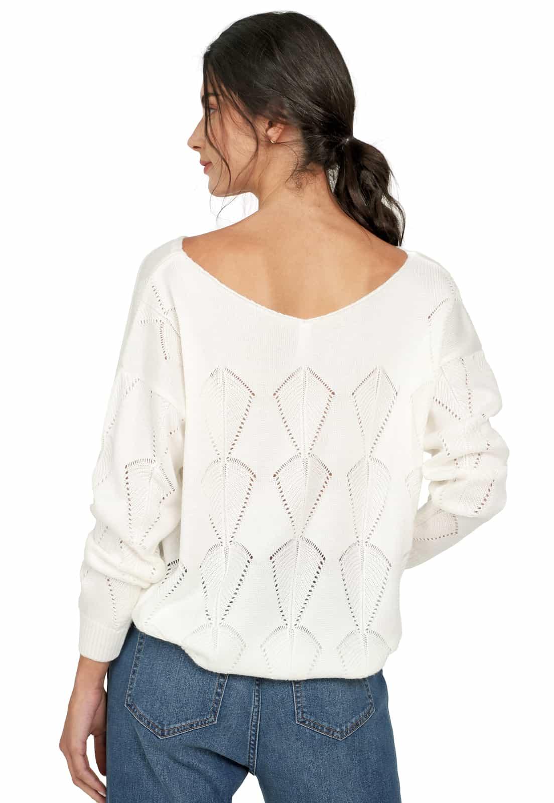 Buzo Calado Hojas Cuello V - Prendas de vestir - Giive Giive