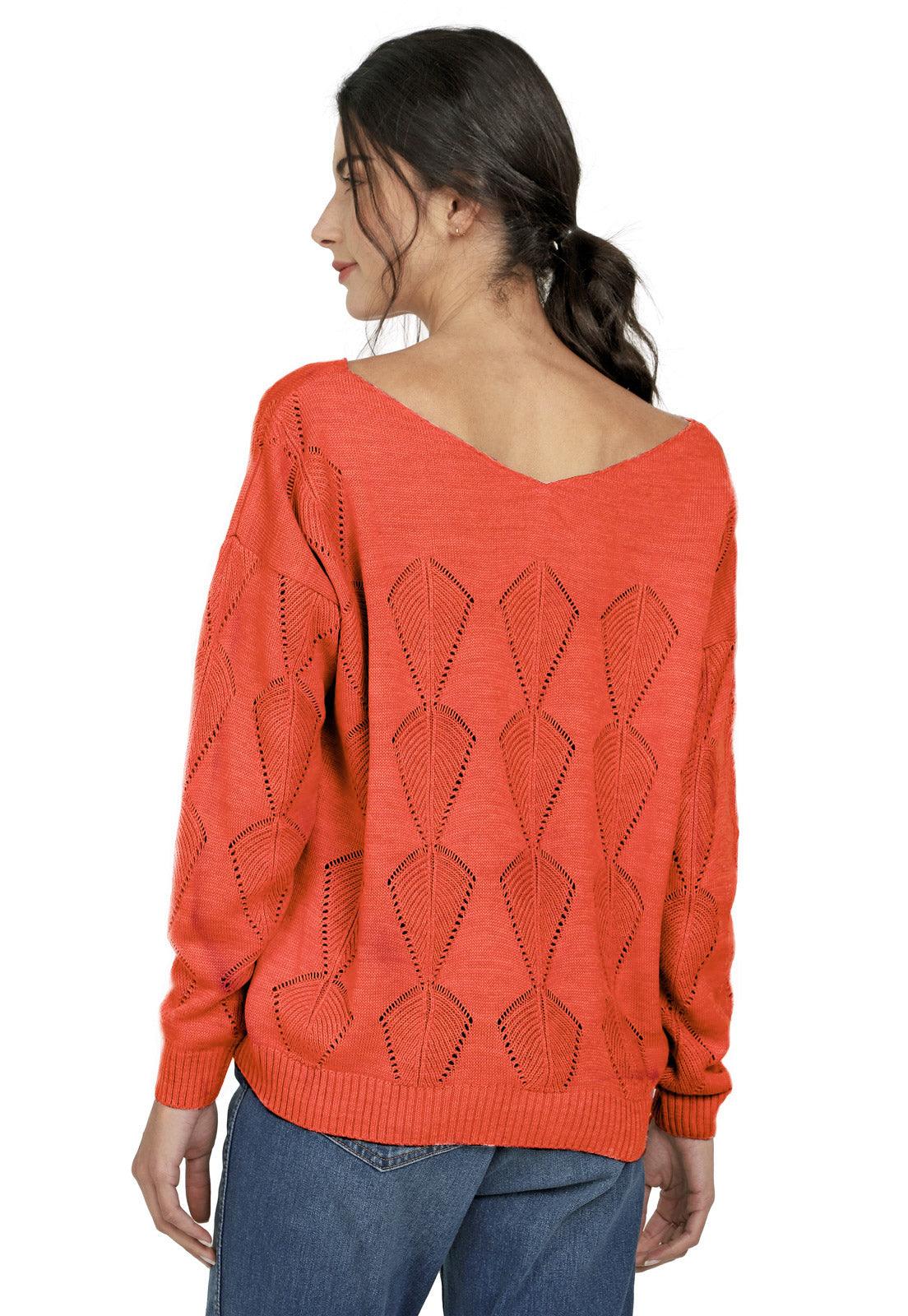Buzo Calado Hojas Cuello V - Prendas de vestir - Giive Giive