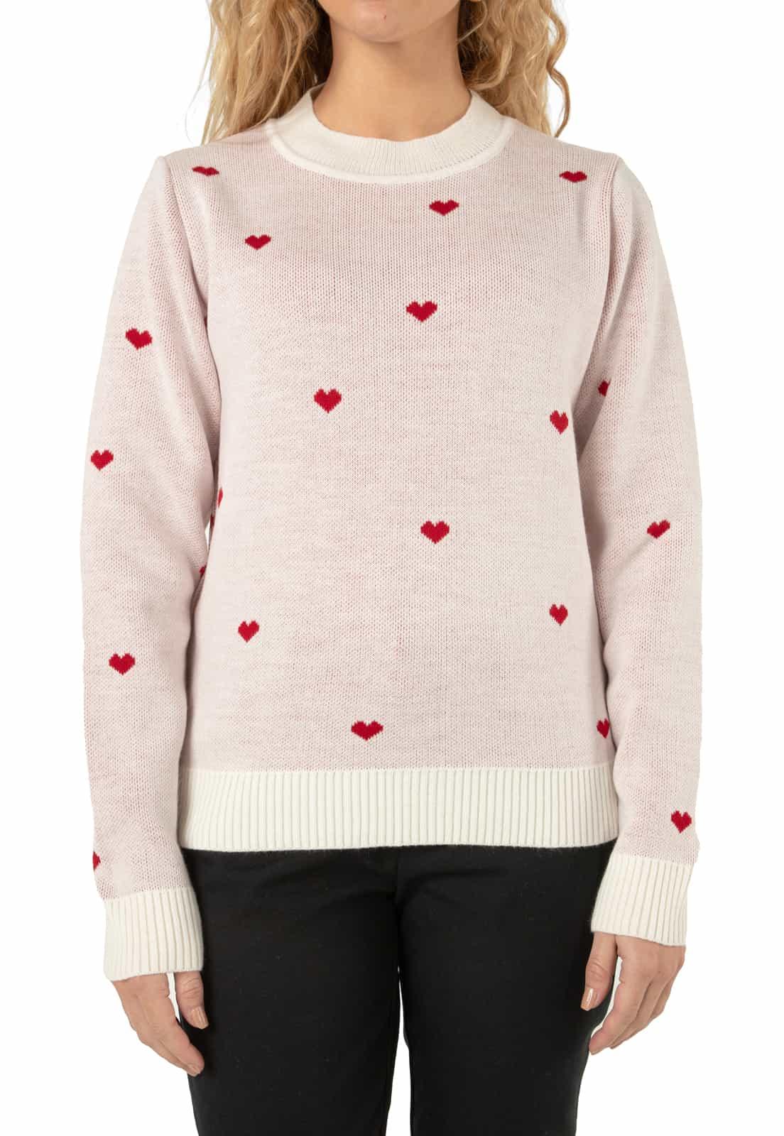 Buzo Cuello Redondo Corazones - Prendas de vestir - Giive Giive