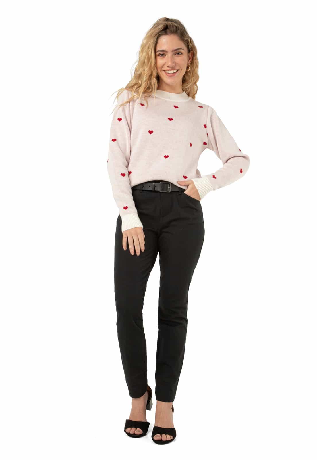 Buzo Cuello Redondo Corazones - Prendas de vestir - Giive Giive
